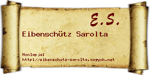 Eibenschütz Sarolta névjegykártya